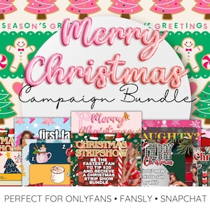 Onlyfans Christmas campaigns| December campaign bundle, joi Sexting script bundle | content creator scripts | onlyfans fansly snapchat