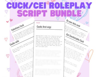 Onlyfans cuck/cei scripts | sexting script bundle, cuck Sexting script bundle | content creator scripts | onlyfans fansly snapchat twitch