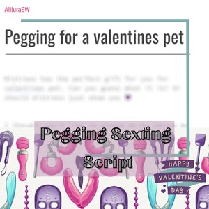 Pegging Sexting Script: CBT, Onlyfans, Fansly, Twitch (Digital Download)