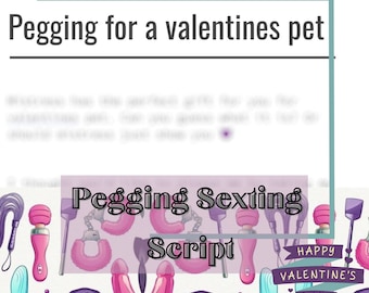 Pegging Sexting Script: CBT, Onlyfans, Fansly, Twitch (Digital Download)