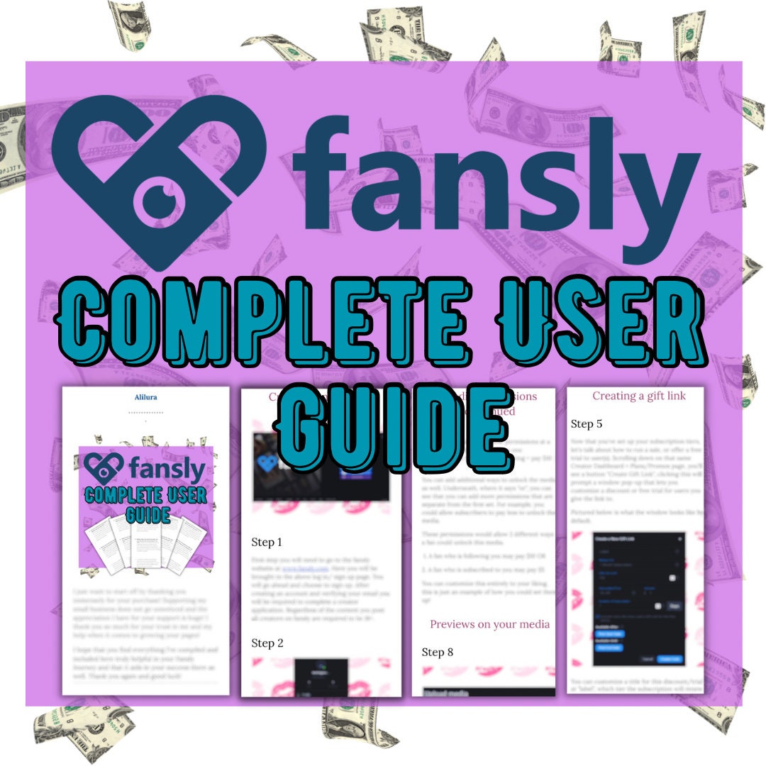 Fansly User Guide, Fansly How Too, Fansly Tips, Fansly Ideas, Onlyfans 