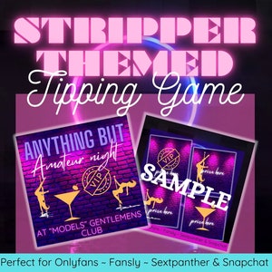 Onlyfans stripper tipping game, tip games, content creator games , fansly tip games, onlyfans game ideas, onlyfans tips, of tricks