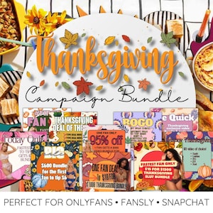 Onlyfans first fan deals| thanksgiving campaign bundle, joi Sexting script bundle | content creator scripts | onlyfans fansly snapchat