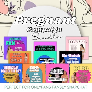 Onlyfans first fan deals| pregnant campaign bundle, joi Sexting script bundle | content creator scripts | onlyfans fansly snapchat