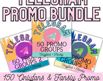 Telegram Promo Groups , Onlyfans Fansly Promo Bundle, S4s Promo