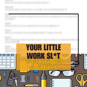 Sexting Script: Adult Work, Onlyfans, Fansly, Twitch, Snapchat (Digital Download)