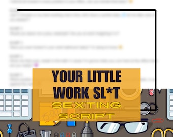 Sexting Script: Adult Work, Onlyfans, Fansly, Twitch, Snapchat (Digital Download)