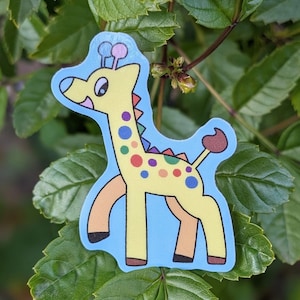 Gay/Progress Pride Flag 2&quot; Sticker - Gayraffe
