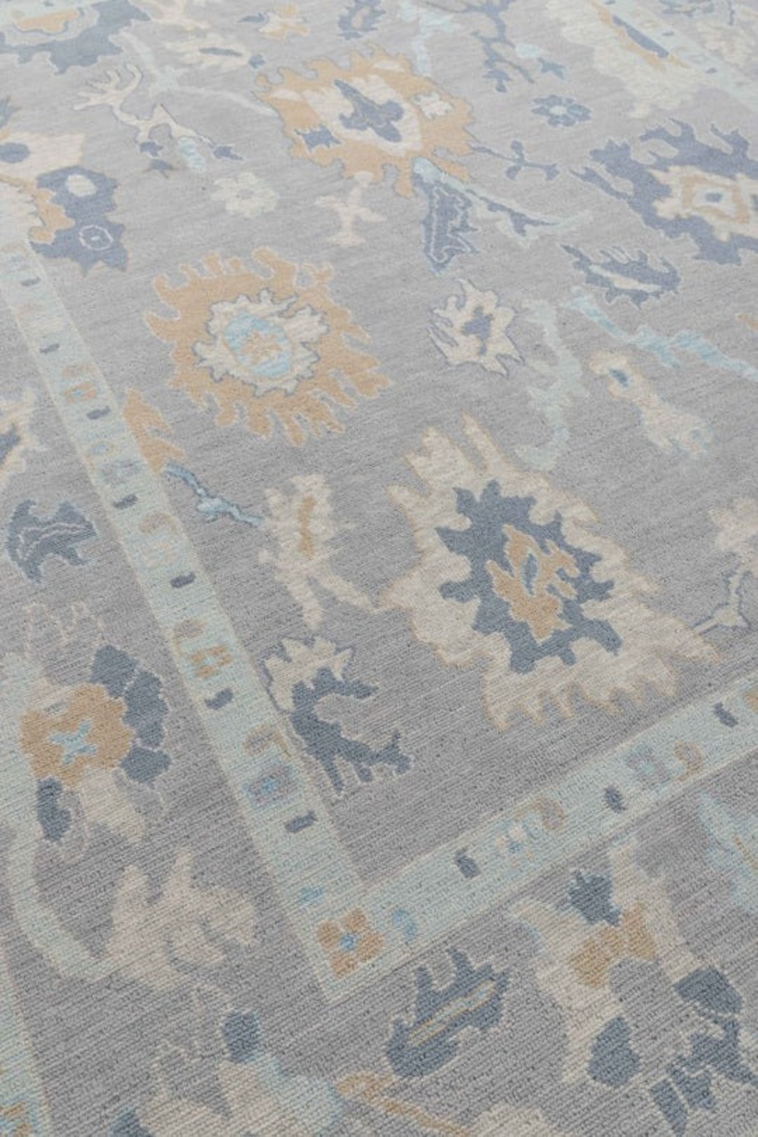 Vintage Runner Rug, 3x10 Turkish Runner, Oushak Runner, Neutral Runner