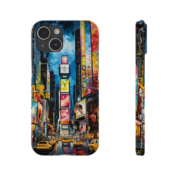 New York City Collage iPhone Case - Fashion Avenue Times Square Subway Train Empire State Building Artifacts - City Life Edition