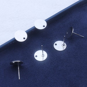 Silver Plated Brass Earring Post,Earring Accessories,Earring Findings,Earring Connector,Earring Parts,Brass Jewelry Earring Supplies FQ0169