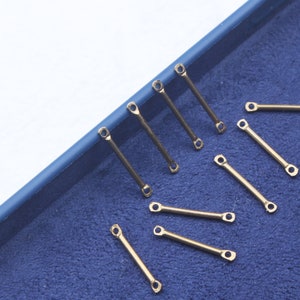 Brass Earring Stick Charms,Earring Connector,Earring Accessories,Brass Earring Findings,Charms For Earring Making,Jewelry Supplies FQ0014