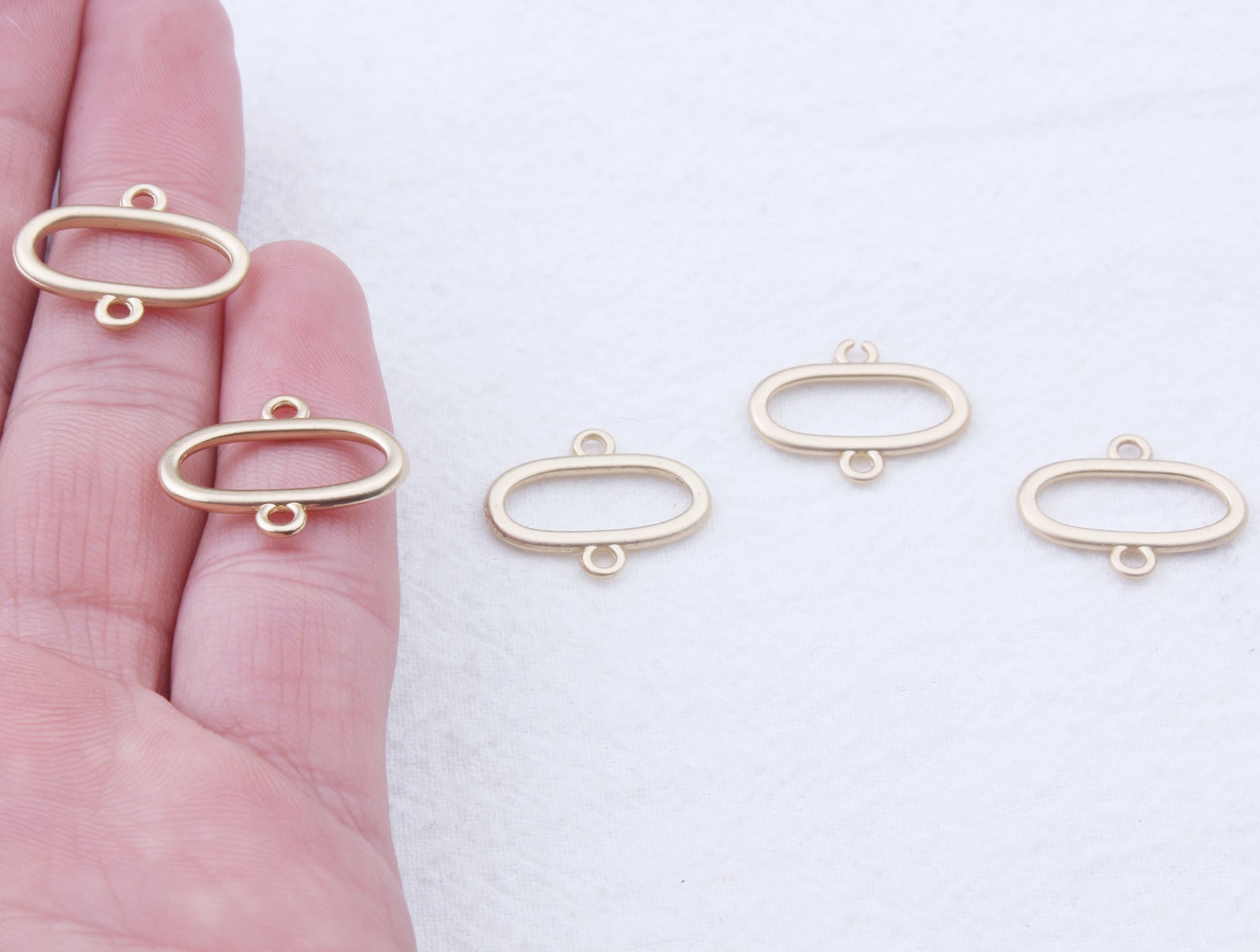 Raw Brass Earring,arch Shape Connector,earring Accessories,charms for  Earring Making,earring Findings,brass Jewelry Supply FQ0125 