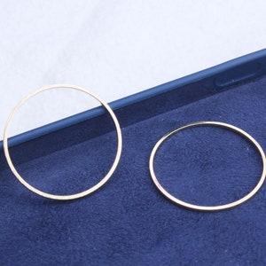 Brass Earring Hoops Accessories,Earring Connector,Circle Pendant,Earring Findings,Charms For Earring Making,Brass Jewelry Supplies FQ0003