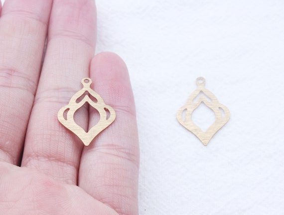Brass Earring,charms for Earring Making,earring Connector,earring  Pendant,brass Jewelry,earring Accessories,earring Parts Supply FQ0075 
