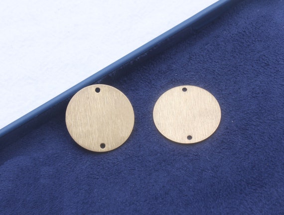 Raw Brass Earring,charms for Earring Making,brass Jewelry Connectors,circle  Shape Earring,earring Accessories,earring Parts Supply FQ0114 