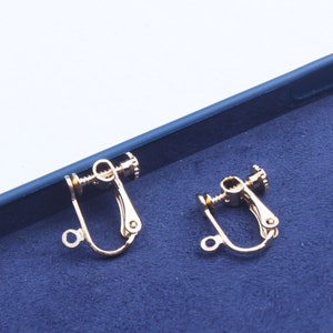 Gold Plated Brass Earring Hook Accessories,Earring Connector,Brass Earring Findings,Charms For Earring Making,Brass Jewelry Supplies FQ0004