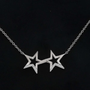 ★VINTAGE HOLLYWOOD★ 925 Silver Twinkle Layered NecklaceVH2 즐거운 온라인 쇼핑공간에 오신 것을 환영합니다!