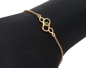 Chain Bracelet, Dainty Layering Bracelet, Minimalist Jewelry, Gift for Her, Women Bracelet, Sterling Silver, Gold or Rose Gold