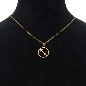 Sagittarius Zodiac Sign Necklace, Tiny Sagittarius Symbol Necklace, Sagittarius Necklace 925 Sterling Silver Sagittarius jewelry, Gift