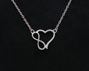 Collier Long Rosé Icônes En Argent 925 Avec Pendentif Nœud Avec Zircon