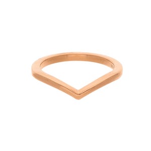 Obrączka ślubna Chevron, Obrączka zaręczynowa w kształcie litery V, Złoty pierścionek Chevron 14k, Zabytkowy zakrzywiony pierścionek do łączenia, Unikatowy pierścionek w kształcie litery V, Prezent dla kobiety