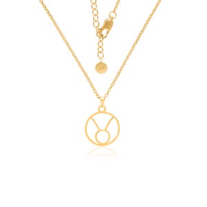 Taurus Zodiac Necklace, 14k Gold Taurus Astrology Jewelry, Horoscope Necklace, Personalized Jewelry, Constellation Jewelry, Silver Pendant