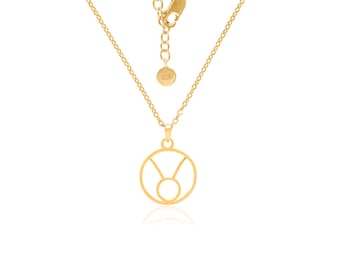 Taurus Zodiac Necklace, 925 Silver Taurus Astrology Jewelry, Horoscope Necklace, Personalized Jewelry, Constellation Jewelry, Silver Pendant