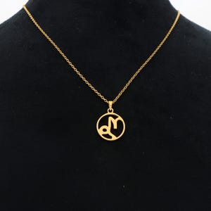 14k Gold Capricorn Zodiac Necklace, Dainty Silver Charm Pendant, Star Sign Celestial Necklace, Zodiac Jewelry Gold Filled Capricorn Pendant