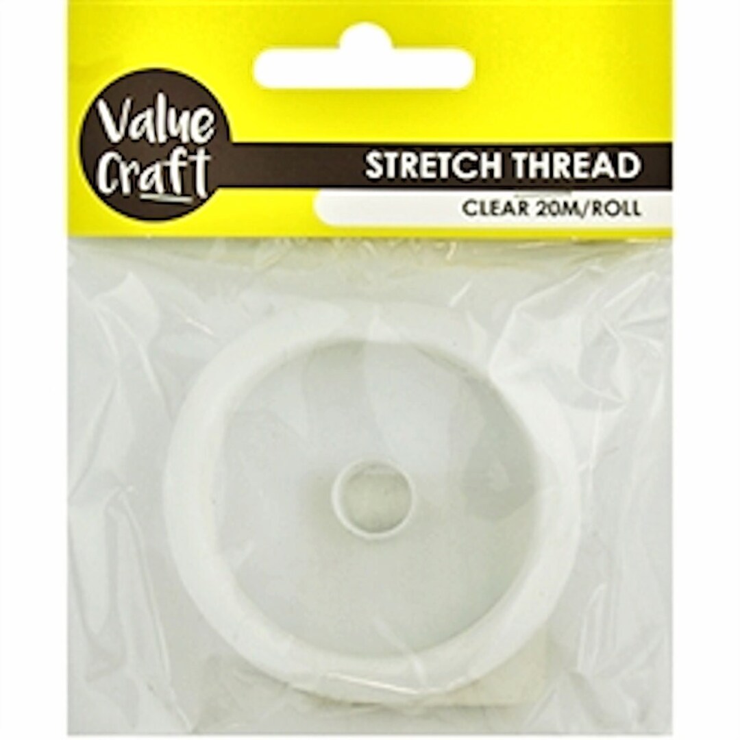 Stretch Thread Easy Knot Clear 20m 0.5mm Thick Jewellery - Etsy