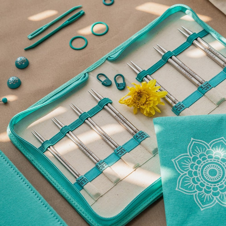 KnitPro Mindful set BELIEVE, juego de puntas de aguja para encaje de acero inoxidable accesorios, artículo 36302DE imagen 2