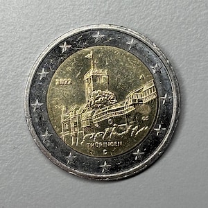 Turyngia – Zamek Wartburg – Niemcy 2 euro (2022)