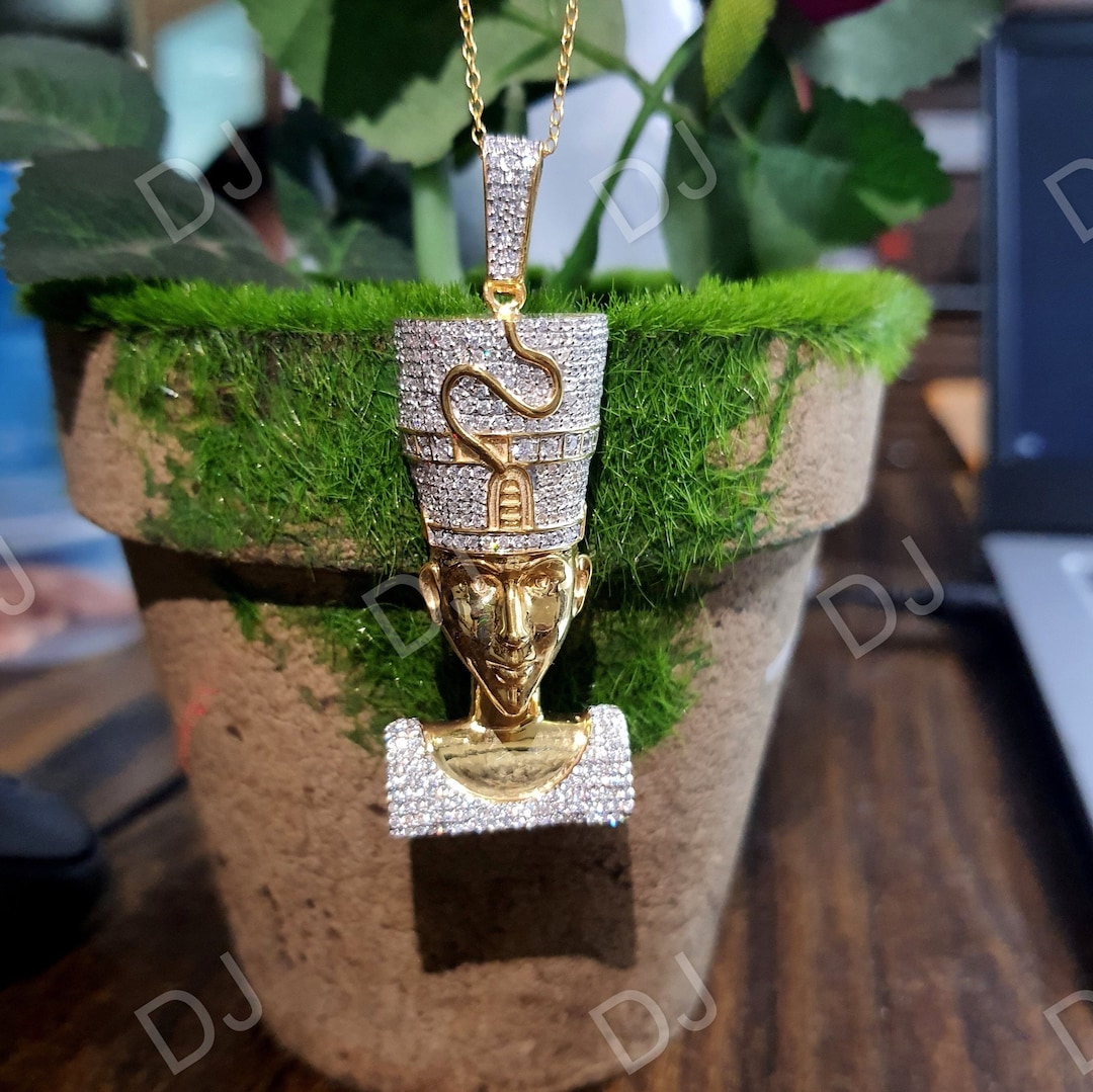 Queen Nefertiti Necklace/ Ancient Egyptian Pharaoh Necklace/ Etsy