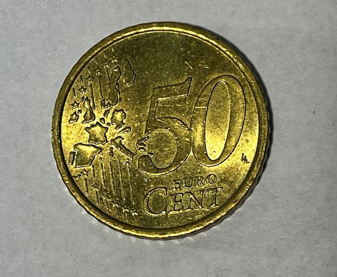 2002 50 Euro Cent Italy - Etsy Canada