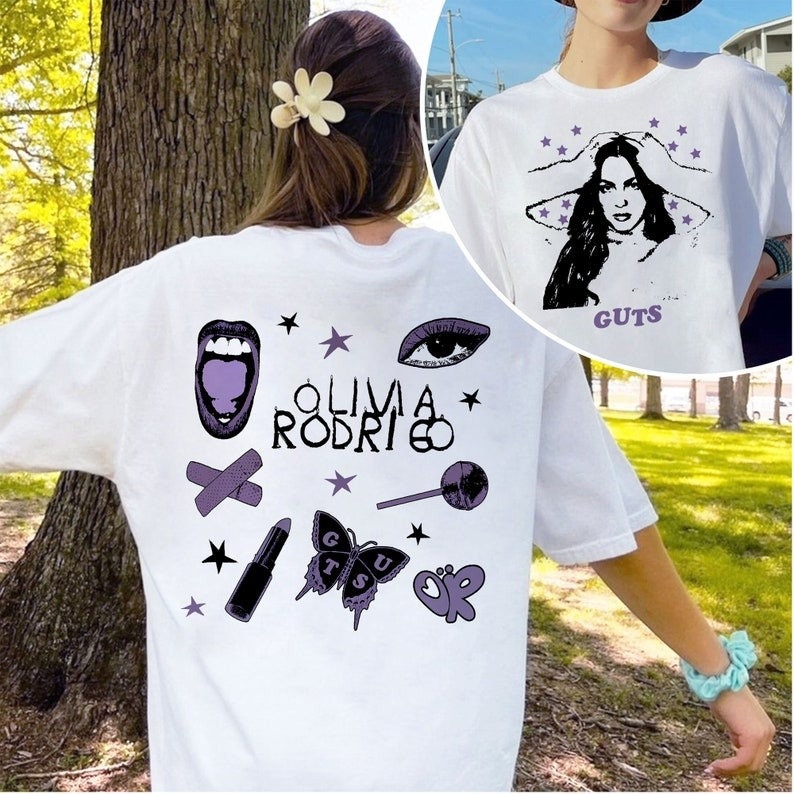 Olivia Rodrigo date tour 2024 shirt sold by Dedra Sterile SKU