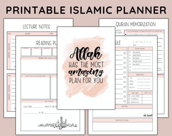 Islamic Printable Planner 2023 | Printable Planner for Muslim Spirituality