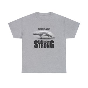 Francis Scott Key bridge strong Baltimore Bridge strong shirt image 7