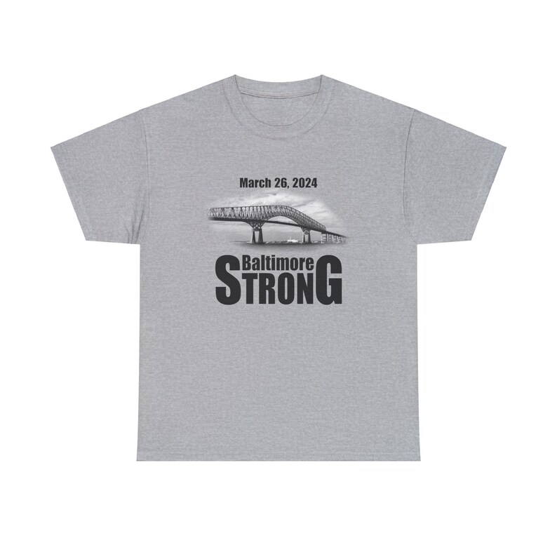 Francis Scott Key bridge strong Baltimore Bridge strong shirt image 7