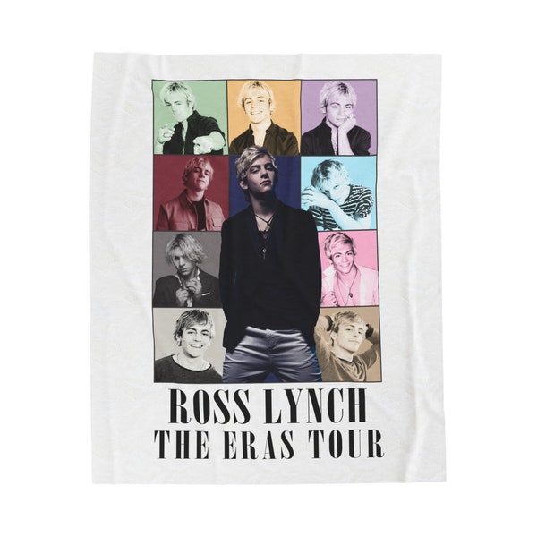 Ross Lynch The Eras Tour Velveteen Plush Blanket