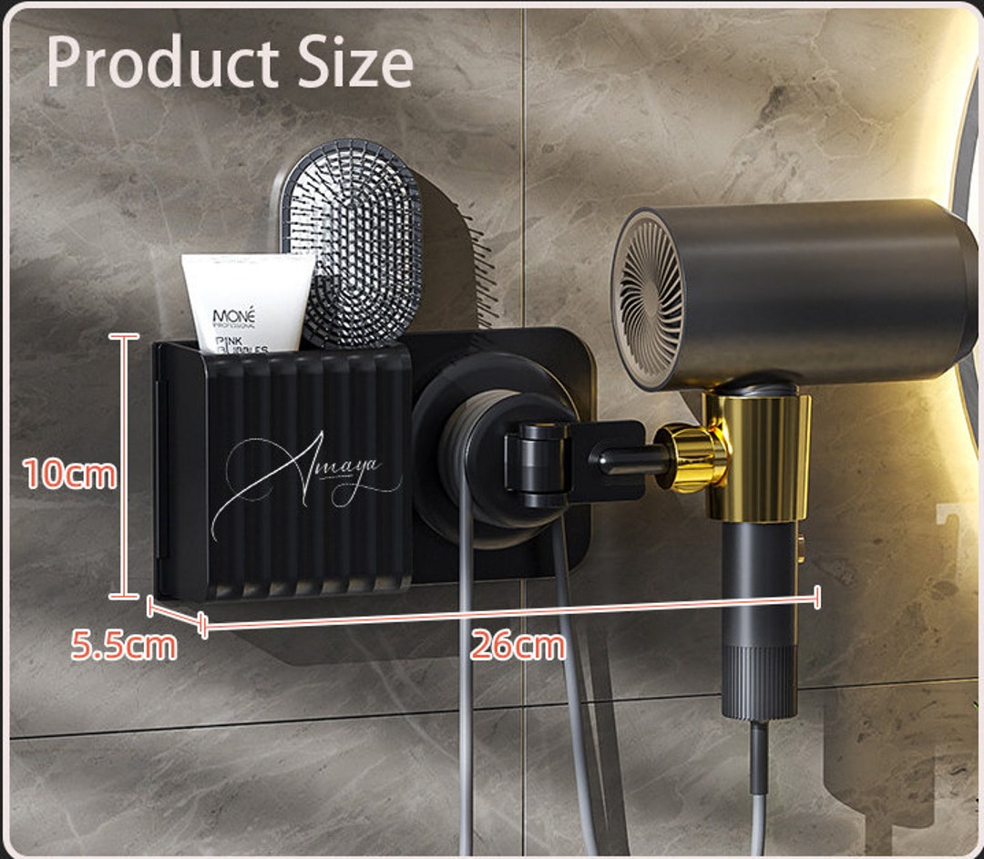 Personalized Engraving Dyson Hair Dryer Rack Without Punching Bracket ...