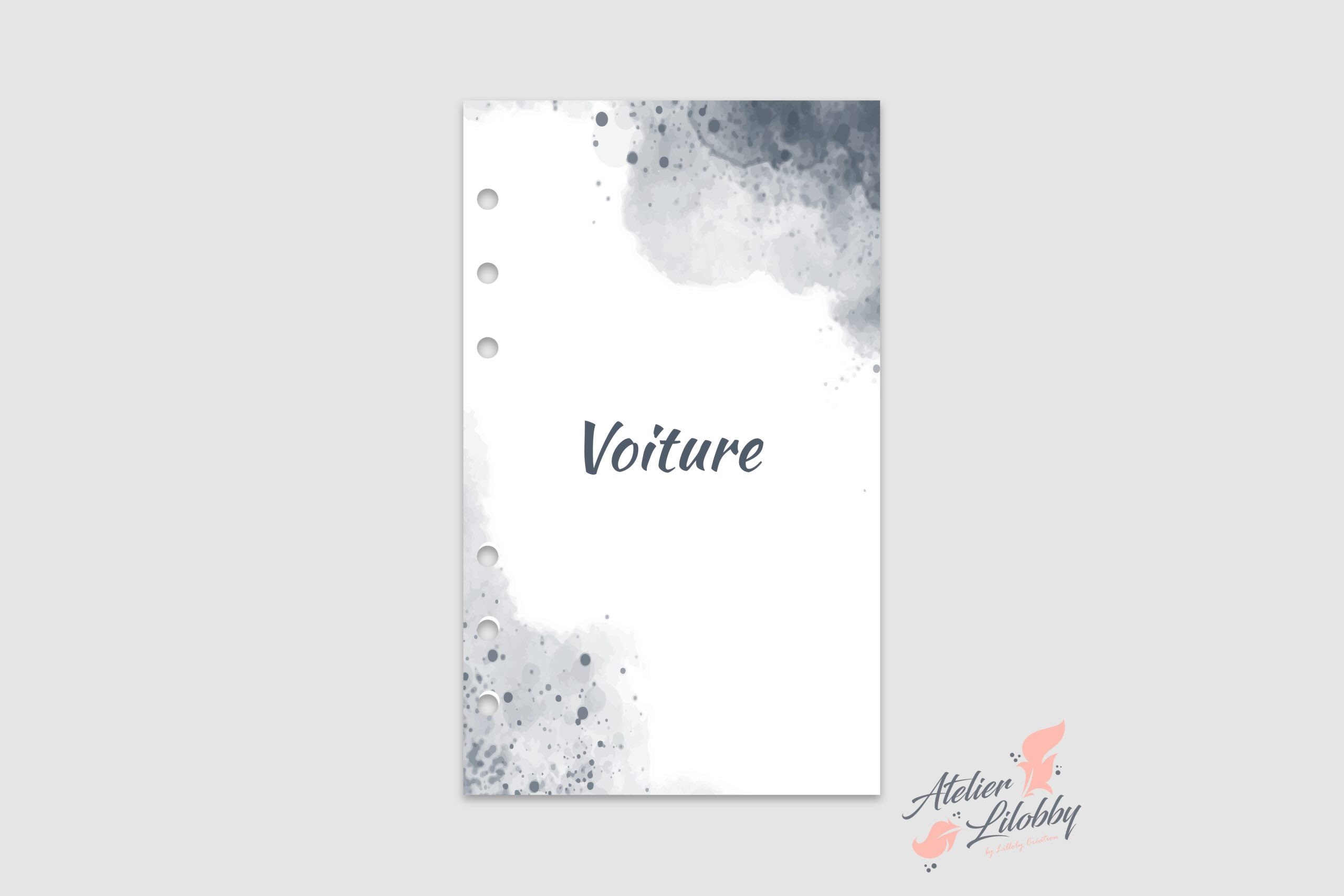 Intercalaire Enveloppe Budget (Florale) - Atelier Lilobby
