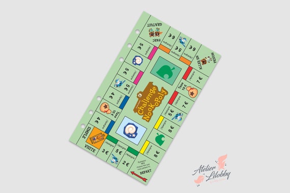 Intercalaire Enveloppe Budget A6 (Aquarelle) - Atelier Lilobby
