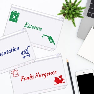 Stickers + Enveloppe Budget A6  (Illustration)