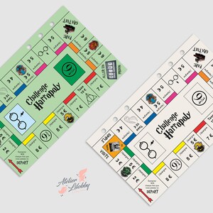 Monopoly/Harry Potter geïnspireerde Budget Envelop Divider