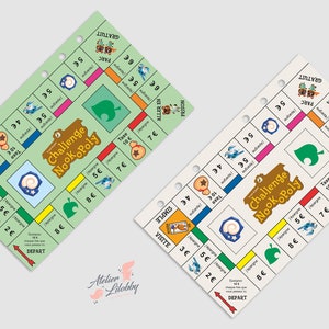 Intercalaire Enveloppe Budget inspiration Monopoly/Animal Crossing