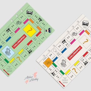 Intercalaire Enveloppe Budget inspiration Monopoly
