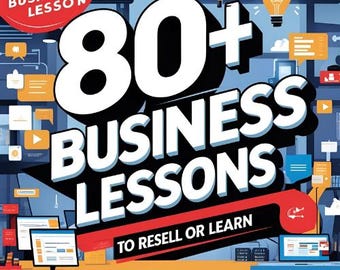 Más de 80 lecciones en video sobre negocios en línea / Licencia PLR para reventa (descarga digital)
