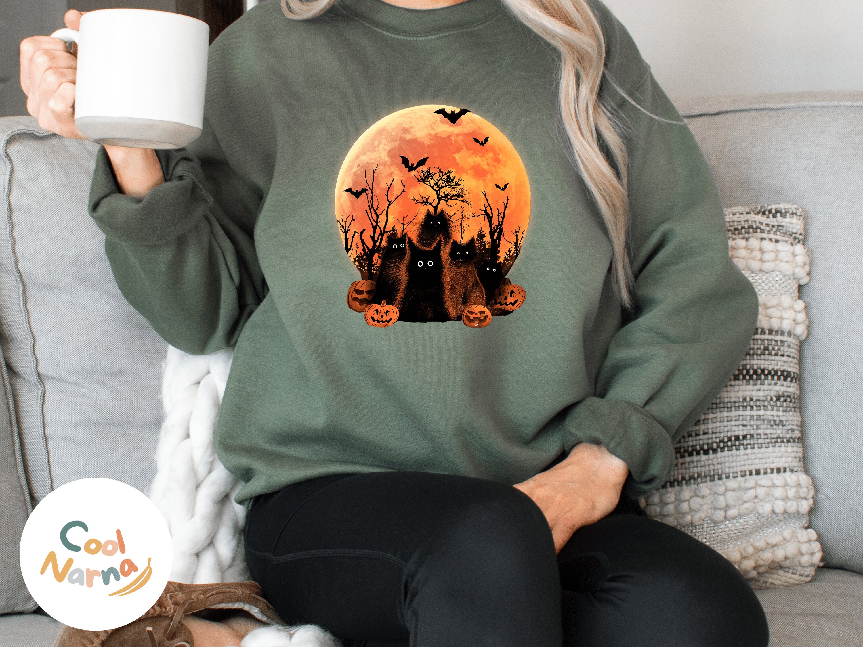 Black cat cheap sweater