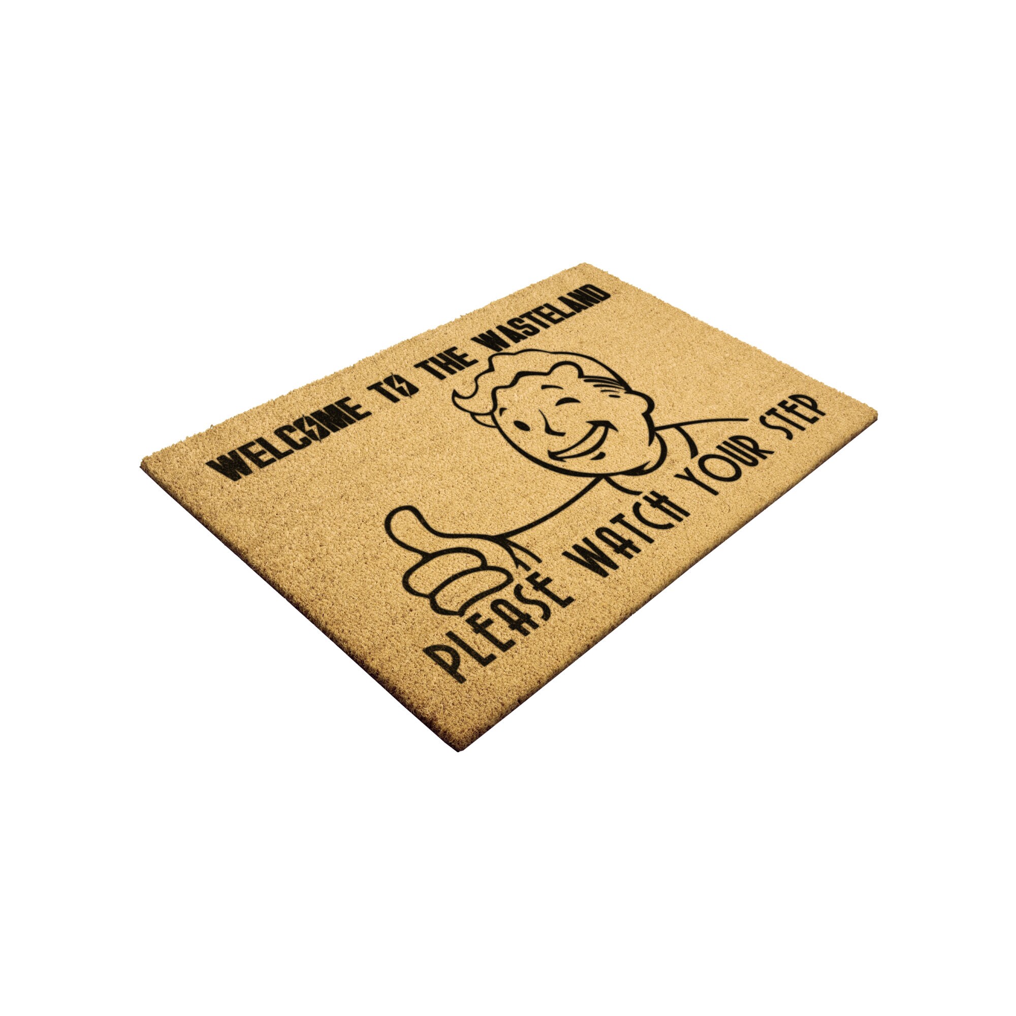 Fallout Vault Boy Welcome Mat _ Fallout vault tec welcome mat – FMADRG