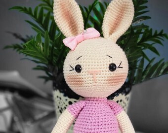 Rabbit, Baby, Toy, Toys, Kids, Amigurumi